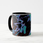 Collectable Abstracte Art Mok met Calli's Star (Voorkant links)