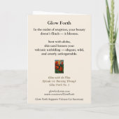 Collectable Glow Forth Greeting Card Kaart (Achterkant)