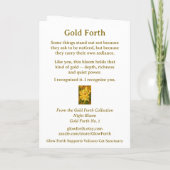 Collectable Glow Forth Greeting Card Kaart (Achterkant)