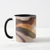 Collectable subtiele Abstracte kleurenkunst Mok (Links)