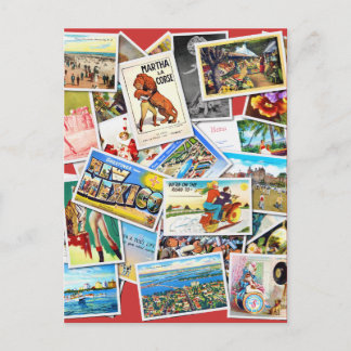 Collecte de carte postale vintage