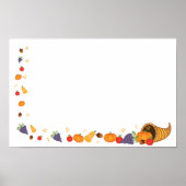 Collecte de fonds d'automne Poster 11x17 Paysage (Devant)