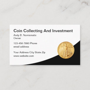 Collecte De Pièces Et Cartes de visite Numismatiq