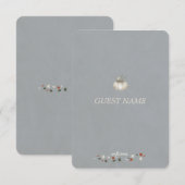 Collecte enchantée : Cartes de nom personnalisées (Devant / Derrière)