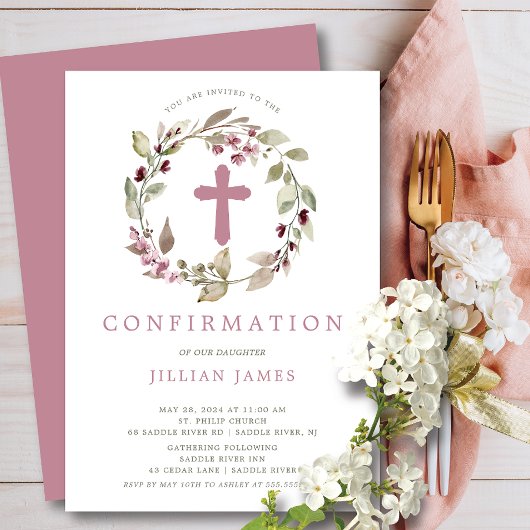 Collecte gracieuse Première invitation de confirma