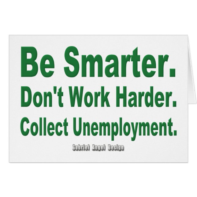 Collecter le chômage (Devant horizontal)