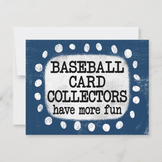 Collecteurs de cartes de baseball Plus de carte de (Devant)