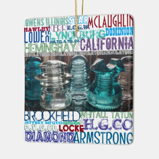 COLLECTEURS D'Isolateurs De Verre Cadeau Ornement