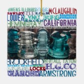 COLLECTEURS D'Isolateurs De Verre Cadeau Ornement (Dos)