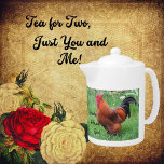 Collecteurs Rhode Island Red Rooster<br><div class="desc">Beau Rhode Island Red Rooster présenté sur une théière en porcelaine ! Les collectionneurs aimeront que cela s'ajoute à leur collection !</div>
