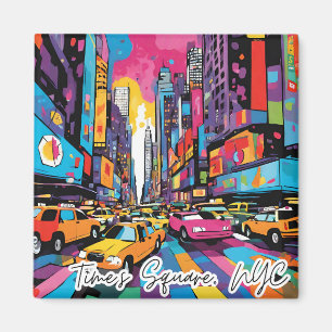 Collectible Funky City Magnet - Time's Carré NYC
