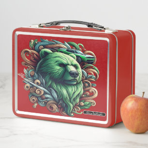 Collectible Vibrant Beer Lunch Box Design