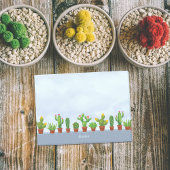 Collectie Aangepaste bloeiende cactus met naam Post-it® Notes