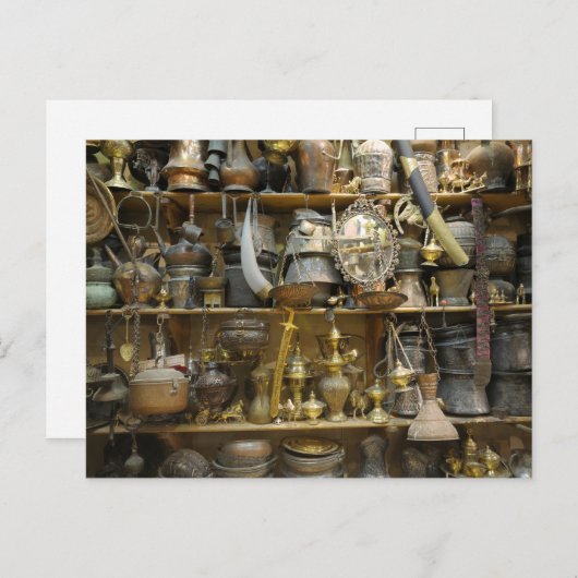 Collectie Antiek kunstobjecten Briefkaart (Voorkant / Achterkant)