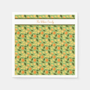 Collectie fruitmandje — Sinaasappels Servet