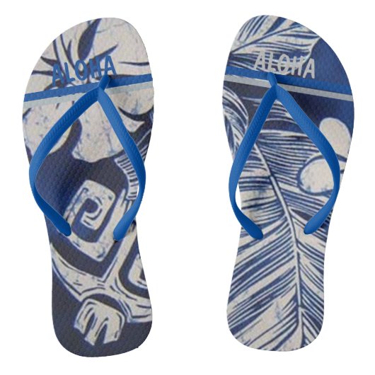 Collectie Hawaii Aloha Teenslippers (Voetbed)