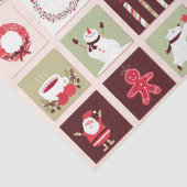 Collectie kerstdecor 12-decoupage tissuepapier (Detail)