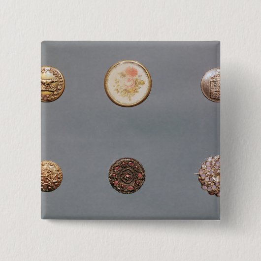 Collectie knoppen vierkante button 5,1 cm (Voorkant)