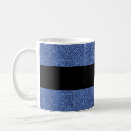 Collectie met blauw huwelijk koffiemok