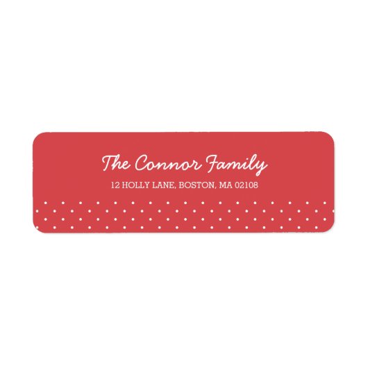 Collectie met kerstwensen etiket (Voorkant)