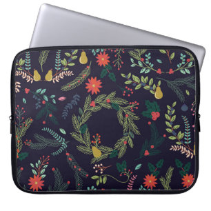 Collectie met stijl met kerstmis H Laptop Sleeve