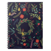 Collectie met stijl met kerstmis H Notitieboek (Voorkant)