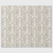 Collectie oude mediawisselaar cadeaupapier (Vlak)