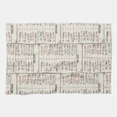 Collectie oude mediawisselaar theedoek (Horizontaal)