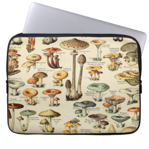 Collectie paddenstoel laptop sleeve