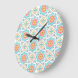 Collectie Patronen en clipart | Naadloos decoratie Grote Klok