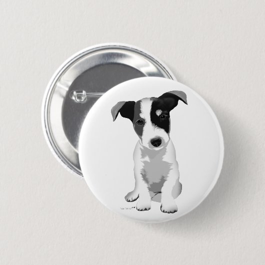 Collectie "Pilou" création illustration Ronde Button 5,7 Cm (Voorkant /achterkant)