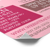 Collectie, suikergoed, omkeren poster (Hoek)