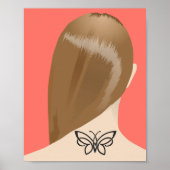 Collectie van damesnek Tattoo Art print nr. 2/10 (Voorkant)