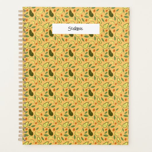 Collectie van de fruitmand - Avocado Planner (Voorkant)
