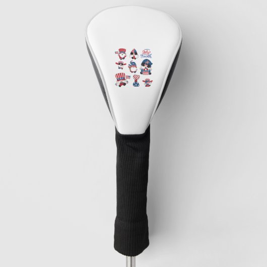 Collectie van de Gnomen van juli Golfheadcover (Voorkant)
