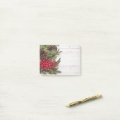 Collectie van de Grote en Holly Holiday Post-it® Notes (Op bureau)