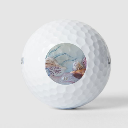 Collectie van de Seashells Golfballen (Voorkant)