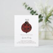 Collectie van de tuin Ladybug Kaart (Staand voorkant)