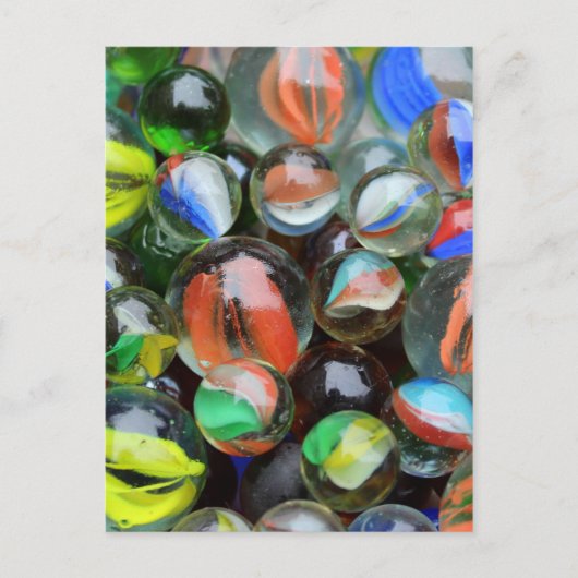 Collectie van glasscherven briefkaart (Voorkant)