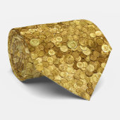 Collectie van goudmunten  stropdas (Opgerold)