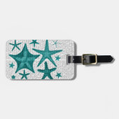 Collectie van groene staarten 2 bagagelabel (Voorkant horizontaal)