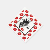 Collectie van het kroonfeest servet (Hoek)