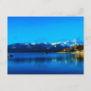 Collectie van het meer van Tahoe Briefkaart