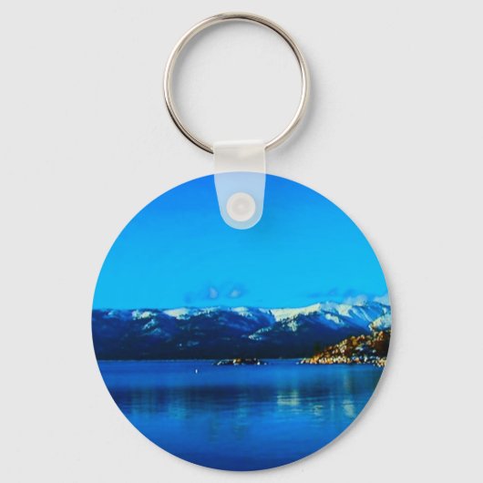 Collectie van het meer van Tahoe Sleutelhanger (Voorkant)