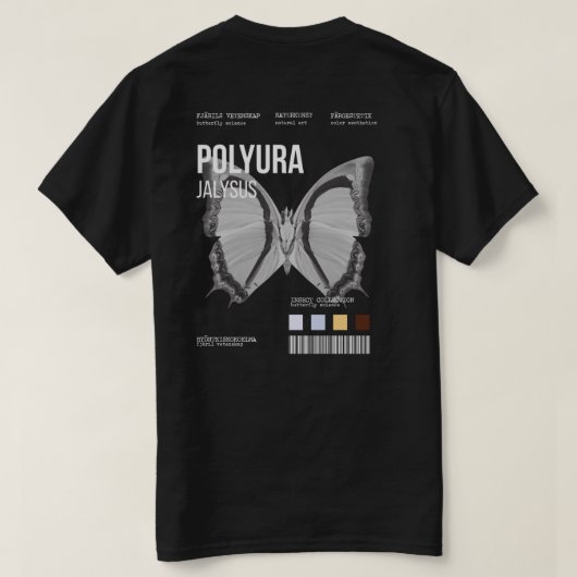 COLLECTIE VAN INSECTEN T-SHIRT (Design achterkant)