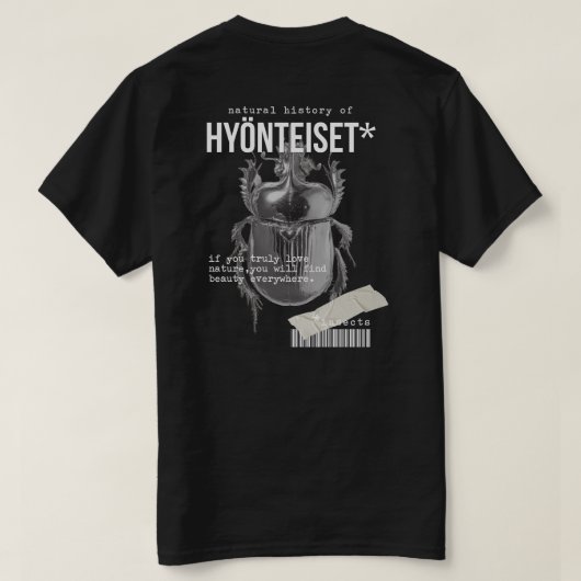 COLLECTIE VAN INSECTEN T-SHIRT (Design achterkant)