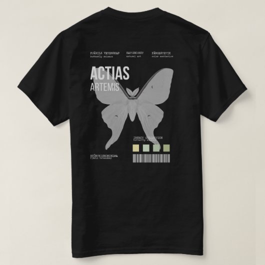 COLLECTIE VAN INSECTEN T-SHIRT (Design achterkant)