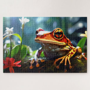 Collectie van Jigsaw Puzzle Frogs van Costa Rica Legpuzzel