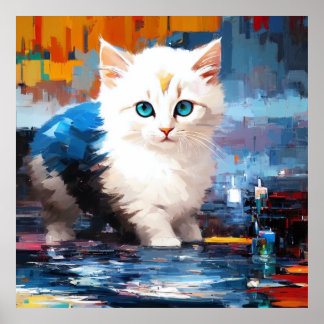 Collectie van katten: poster