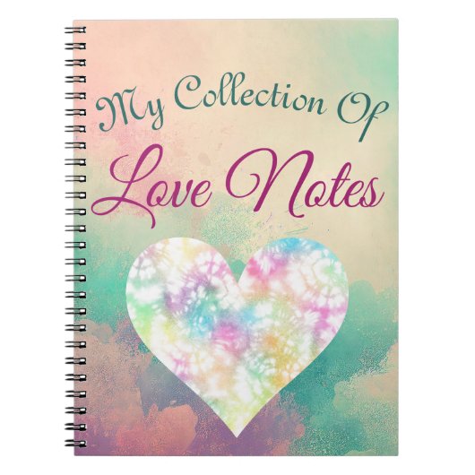 Collectie van Love Notes Notitieboek (Voorkant)